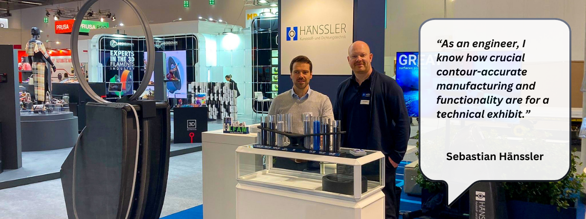 Als Ingenieur weiß ich, wie entscheidend konturtreue Fertigung und Funktionalität für ein technisches Exponat sind.
