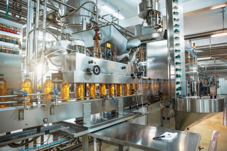 Lebensmittelproduktion Flaschenabfüllung