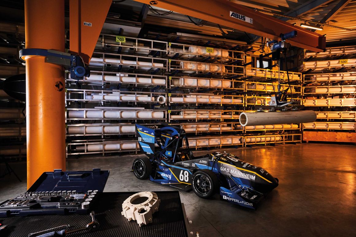 Kunststofftechnik DELTA-Racing-Fahrzeug