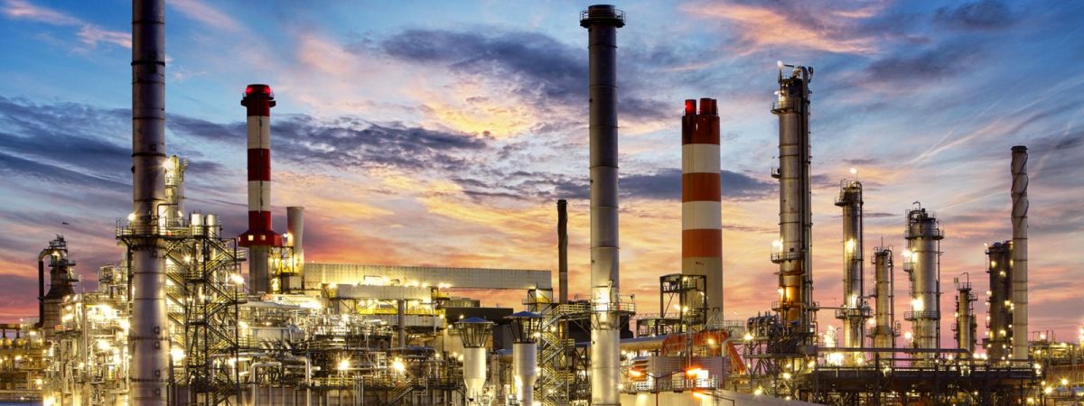An industrial plant