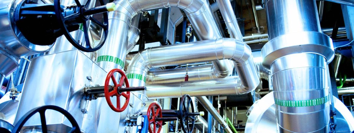 Large pipes with valves
