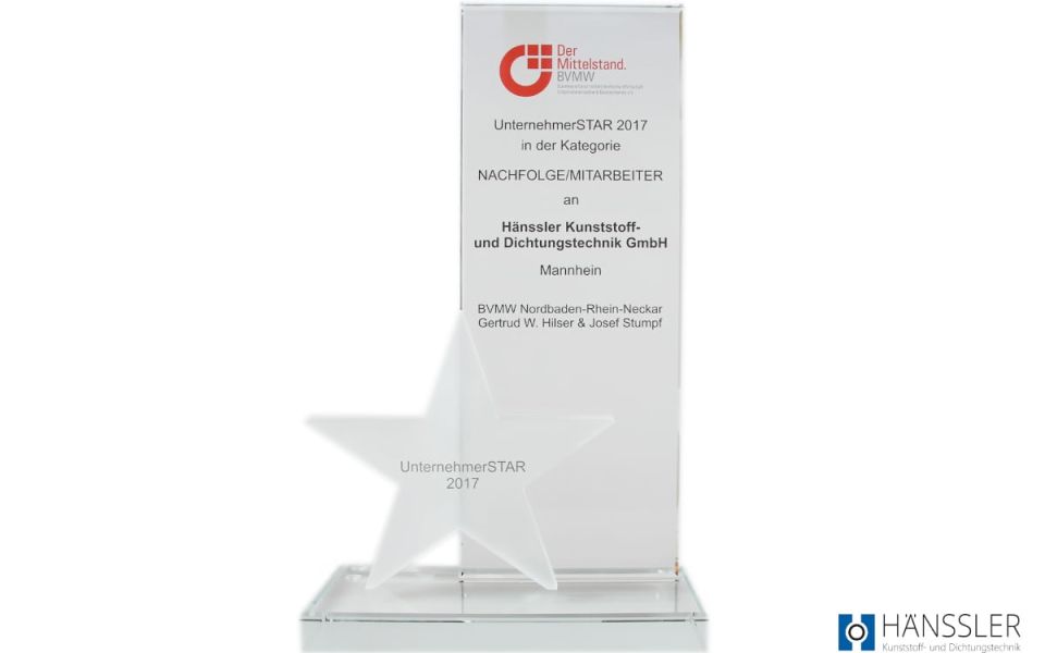 Unternehmer STAR 2017 Auszeichnung