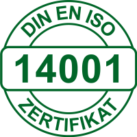 DIN EN ISO 14001 Zertifikat