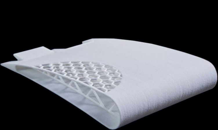 Versuchsbauteil hergestellt in additiver Fertigung mit dem SLS-Verfahren