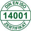 DIN EN ISO 14001 Zertifikat