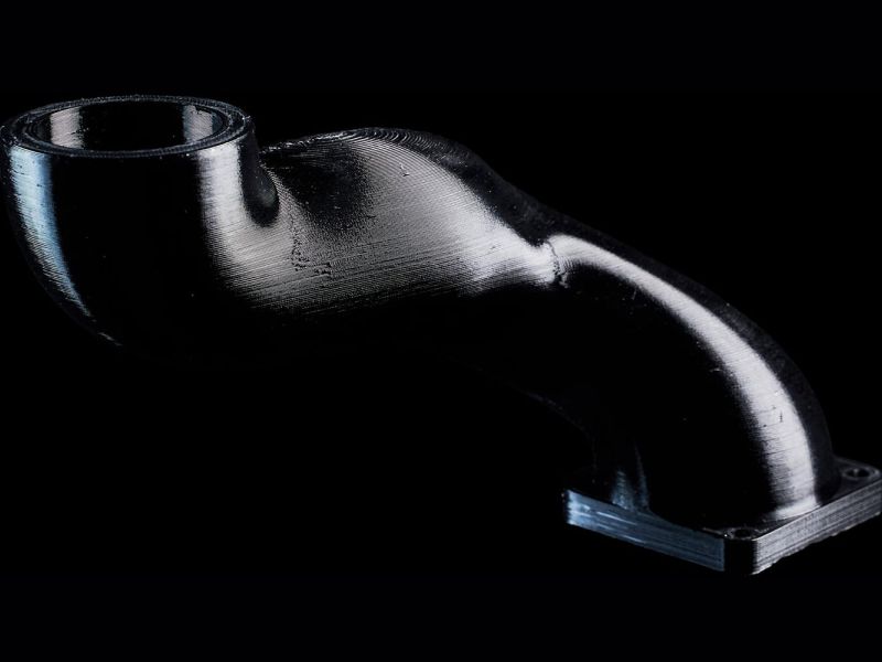 Absaugrohr aus PET hergestellt durch additive Fertigung