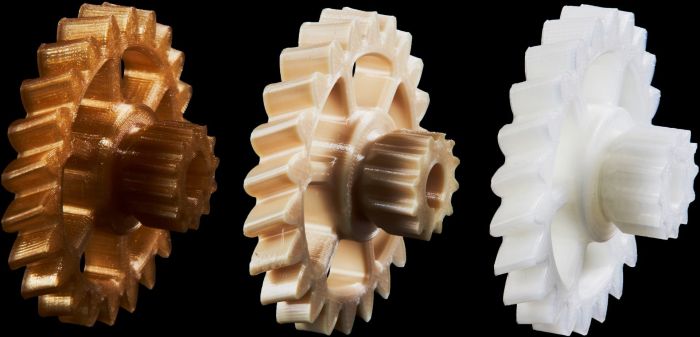 Gear made of Ultem™ 1010, Ultem™ 9085 and PA 12 | FFF process | Application: Research and development