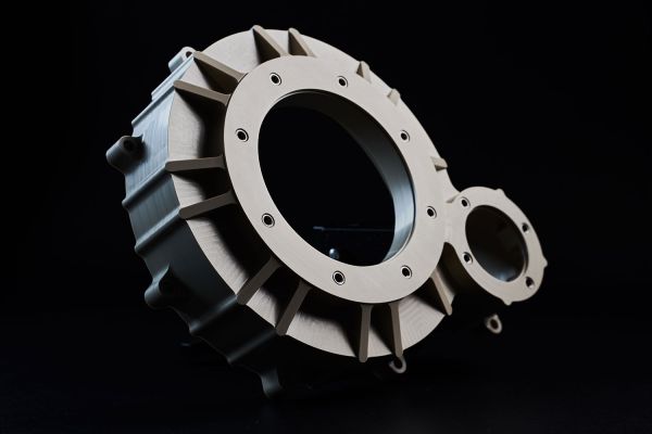 Plastics technology Turned-milled part